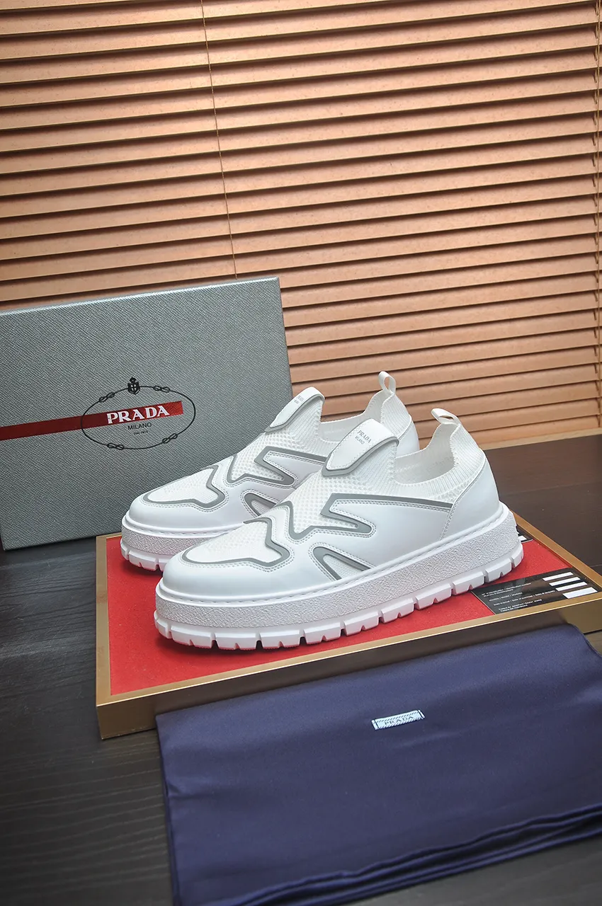 Men's shoes 💰620💶【PRADA】Top original, new season, high quality original goods, top imported calfskin with original imported glue, imported cowhide inside with original cowhide feet, original outsole! Quality guaranteed! Code 38-45 (45 customized)